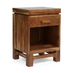 Wadley Boho Handcrafted Acacia Wood Nightstand Natural - Christopher Knight Home 11 Wadley Boho Handcrafted Acacia Wood Nightstand Natural - Christopher Knight Home -Living Furniture GUEST 28b56f82 cbcb 44b1 b7e4 66ae5c17cd0a
