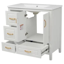 Christopher Knight Home Borah Modern 36" Freestanding Bathroom Vanity With Resin Sink -Living Furniture GUEST 290b8dbb 2fb8 4b88 8e85 8cf09e49d17d