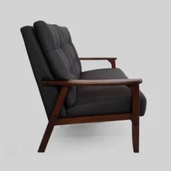 Duluth Mid Century Tufted Loveseat Black - Christopher Knight Home 6 Duluth Mid Century Tufted Loveseat Black - Christopher Knight Home -Living Furniture GUEST 29351020 f13d 43f2 b8a5 484488b155d3