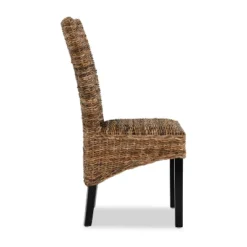 Christopher Knight Home Classic Harper Rattan And Wood Dining Chair (Set Of 2), Brown/Black -Living Furniture GUEST 29eee7ea 7680 4a37 af07 9f348ebf6818