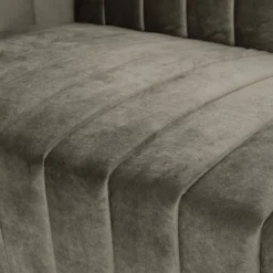 Weymouth Contemporary Channel Stitch Velvet Settee Gray - Christopher Knight Home -Living Furniture GUEST 2b24133e 6fa0 4343 b03a 837b6e3e3624