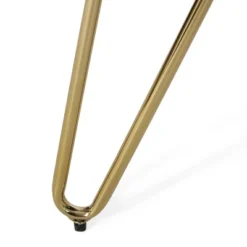 Grelton Modern Glam Velvet Club Chair With Hairpin Legs - Christopher Knight Home -Living Furniture GUEST 2b363629 f671 440b 89f3 f4fe73161892