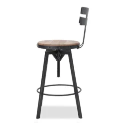 Set Of 2 Alanis Modern Industrial Firwood Adjustable Height Swivel Barstools Natural/Black Brushed Silver - Christopher Knight Home 17 Set Of 2 Alanis Modern Industrial Firwood Adjustable Height Swivel Barstools Natural/Black Brushed Silver - Christopher Knight Home -Living Furniture GUEST 2d6803cc dfaf 4e91 bb62 602c1032a829