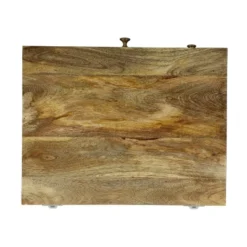 Lytle Boho Handcrafted Mango Wood Nightstand With Storage Natural - Christopher Knight Home -Living Furniture GUEST 2f992e71 e2a8 4093 9716 931dfb95b3e9