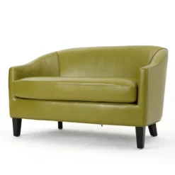 Justine Faux Leather Loveseat - Christopher Knight Home 12 Justine Faux Leather Loveseat - Christopher Knight Home -Living Furniture GUEST 31512e89 0d7f 491e b32e aa94571ed9a7