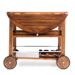 Cynthia Farmhouse Wooden Bar Cart Dark Oak Brown - Christopher Knight Home 18 Cynthia Farmhouse Wooden Bar Cart Dark Oak Brown - Christopher Knight Home -Living Furniture GUEST 3163e931 a31a 4018 8a16 77b7602558aa