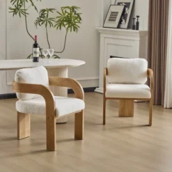 Christopher Knight Home Smolder Modern Rubberwood Upholstered Dining Chairs With Pillow Back (Set Of 2) 23 Christopher Knight Home Smolder Modern Rubberwood Upholstered Dining Chairs With Pillow Back (Set Of 2) -Living Furniture GUEST 3192ece2 dc82 4fd9 8964 e77ce4f83bfe