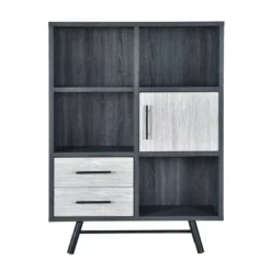 Hulbert Modern Industrial 6 Shelf Multi Functional Cabinet - Christopher Knight Home -Living Furniture GUEST 336622f6 9543 4a6d b189 457657f7675f