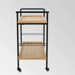 Gerard Industrial Wooden Bar Cart - Christopher Knight Home 14 Gerard Industrial Wooden Bar Cart - Christopher Knight Home -Living Furniture GUEST 34de7e99 dc2a 4239 8c0b 402b06d78ab2