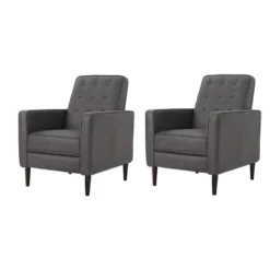 Set Of 2 Mervynn Mid-Century Recliner - Christopher Knight Home 34 Set Of 2 Mervynn Mid-Century Recliner - Christopher Knight Home -Living Furniture GUEST 351f9755 da5f 4e42 8a5c 9b3aefd8bb87