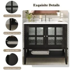 Christopher Knight Home Birgit 36" Modern Bathroom Vanity With Ceramic Sink And Adjustable Shelf 13 Christopher Knight Home Birgit 36" Modern Bathroom Vanity With Ceramic Sink And Adjustable Shelf -Living Furniture GUEST 385dd444 100b 486b 9efe 518165b99652