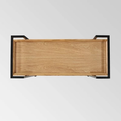 Gerard Industrial Wooden Bar Cart - Christopher Knight Home 7 Gerard Industrial Wooden Bar Cart - Christopher Knight Home - Image 7