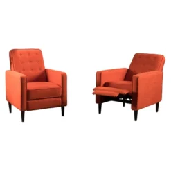Set Of 2 Mervynn Mid-Century Recliner - Christopher Knight Home 30 Set Of 2 Mervynn Mid-Century Recliner - Christopher Knight Home -Living Furniture GUEST 3a762acb 0659 43ab a50b 2779829cdbb0
