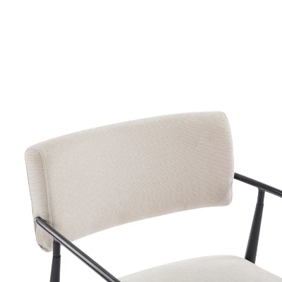 Christopher Knight Home Behrens Mid-Century Modern Upholstered Dining Chairs (Set Of 2) 6 Christopher Knight Home Behrens Mid-Century Modern Upholstered Dining Chairs (Set Of 2) - Image 6