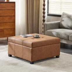 Christopher Knight Home Carlsbad Contemporary Upholstered Tufted Storage Ottoman -Living Furniture GUEST 3d64f0d7 5856 44a1 86e4 a297fb03a33d