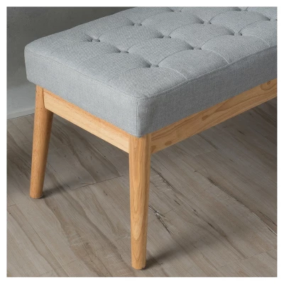 Saxon Upholstered Bench - Christopher Knight Home 1 Saxon Upholstered Bench - Christopher Knight Home