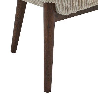 Christopher Knight Home Cheney Contemporary Channel Stitch Upholstered Loveseat With Curved Back 8 Christopher Knight Home Cheney Contemporary Channel Stitch Upholstered Loveseat With Curved Back - Image 8