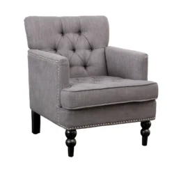 Malone Club Chair - Christopher Knight Home -Living Furniture GUEST 3eb7925a 2ec4 4de3 9704 a26df9a3a37a