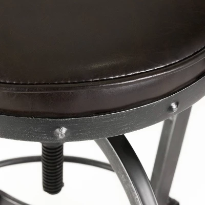 27.5" Gunner Swivel Barstool - Christopher Knight Home 2 27.5" Gunner Swivel Barstool - Christopher Knight Home - Image 2