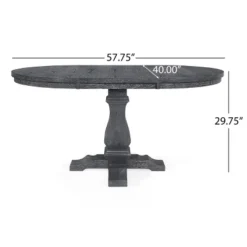 5pc Maria French Country Wood Expandable Dining Set Gray/Black - Christopher Knight Home 20 5pc Maria French Country Wood Expandable Dining Set Gray/Black - Christopher Knight Home -Living Furniture GUEST 3f7dc00e da97 4eb5 89c6 0a644ed010f8