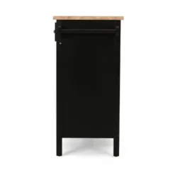 Byway Contemporary Kitchen Cart With Wheels Black/Natural - Christopher Knight Home 21 Byway Contemporary Kitchen Cart With Wheels Black/Natural - Christopher Knight Home -Living Furniture GUEST 3fba8a50 be48 4b3e a424 f99e40a00221