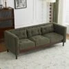78"W Sofa Couch, Modern Upholstered 3-seater Sofa Chair With Tufted Design For Living Room -Christopher Knight Home