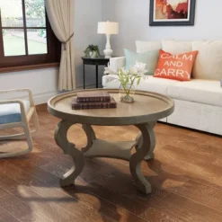 Althea Circular Coffee Table - Christopher Knight Home