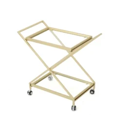 Sherianne Industrial Iron Bar Cart - Christopher Knight Home -Living Furniture GUEST 45cbd97b e23b 4ba1 ad80 a2940dbb5477