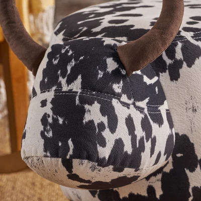 Bessie Cow Ottoman - Christopher Knight Home 2 Bessie Cow Ottoman - Christopher Knight Home - Image 2
