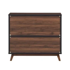 Hurlbut Modern Industrial Wooden 6 Bottle Wine Cabinet Walnut/Black/Dark Brown - Christopher Knight Home -Living Furniture GUEST 4836b212 6cf4 4136 8f9c 9b2767043d90