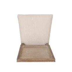 Christopher Knight Home Brownell French Country Wood And Cane Upholstered Dining Chairs (Set Of 4) -Living Furniture GUEST 497473ed 921e 4f47 be13 d6689eda9bc2