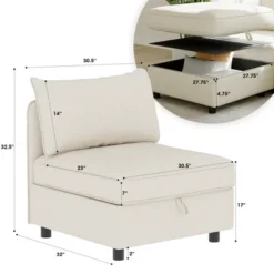 Christopher Knight Home Penny Versatile 68" Modular Storage Loveseat With Two Ottomans 15 Christopher Knight Home Penny Versatile 68" Modular Storage Loveseat With Two Ottomans -Living Furniture GUEST 4a0a5a96 f361 40ee 9d29 c1f3b1a253f3 1