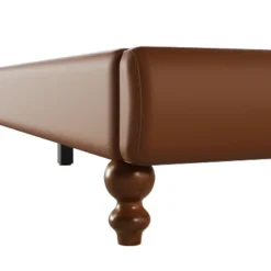 Christopher Knight Home Calka Modern Faux Leather Upholstered Coffee Bed With Headboard -Living Furniture GUEST 4aafe19b 1128 4636 be1b ee8d54eba645