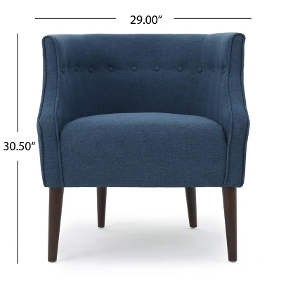 Brandi Upholstered Club Chair - Christopher Knight Home 6 Brandi Upholstered Club Chair - Christopher Knight Home - Image 6
