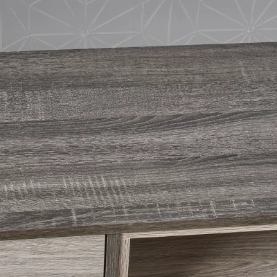 Veda Mid Century Modern TV Stand For TVs Up To 48" Gray - Christopher Knight Home 3 Veda Mid Century Modern TV Stand For TVs Up To 48" Gray - Christopher Knight Home - Image 3