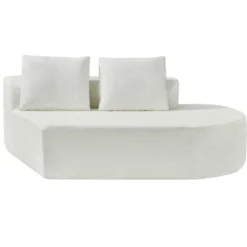 Christopher Knight Home 116" Modern Curved Sectional Sofa With High-Density Sponge And 4 Pillows 19 Christopher Knight Home 116" Modern Curved Sectional Sofa With High-Density Sponge And 4 Pillows -Living Furniture GUEST 4c1db1a9 20f2 4220 972e 6e76e49bac61