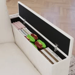 Christopher Knight Home Bruno Convertible Chenille 97'' Corner L-Sectional Sofa With Armrest Storage 11 Christopher Knight Home Bruno Convertible Chenille 97'' Corner L-Sectional Sofa With Armrest Storage -Living Furniture GUEST 4c401704 cc86 4c2b bd49 b70c7153c4c2