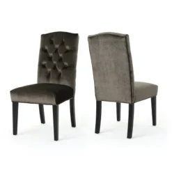 Set Of 2 Crown Top Dining Chairs - Christopher Knight Home -Living Furniture GUEST 4e02563d 7429 4671 9f72 f06b653dceab