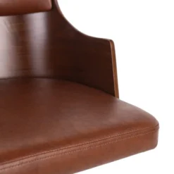 Rhine Mid-Century Modern Upholstered Swivel Office Chair - Christopher Knight Home -Living Furniture GUEST 4ec0f0d7 d00e 4107 8892 63ac19ce3970