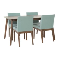 5pc Kwame 60" Dining Set - Christopher Knight Home -Living Furniture GUEST 4fe458a1 80f5 4401 bda8 c9899cc11da0