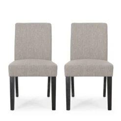 Set Of 2 Kuna Contemporary Upholstered Dining Chairs - Christopher Knight Home -Living Furniture GUEST 4ff81b85 f2dc 407f 8f51 addb72487b8c