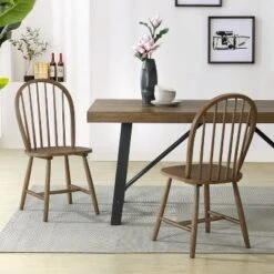 Christopher Knight Home Jafet Farmhouse High Back Spindle Dining Armless Chairs (Set Of 2) -Living Furniture GUEST 50ffc4c2 c3b1 4974 8ef9 d626f7696faa