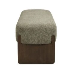 Christopher Knight Home Arabella 64" Modern Rubberwood Upholstered Loop Yarn Ottoman -Living Furniture GUEST 51e0a327 8048 4e3a bb74 e1698f52a319