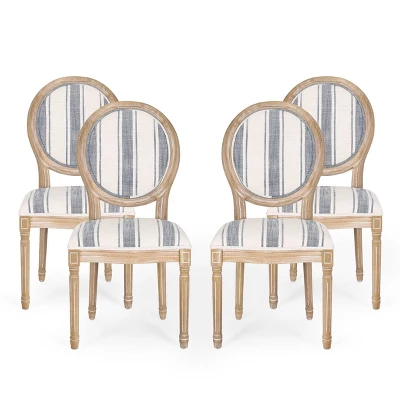 Set Of 4 Phinnaeus French Country Fabric Dining Chairs - Christopher Knight Home 13 Set Of 4 Phinnaeus French Country Fabric Dining Chairs - Christopher Knight Home - Image 13