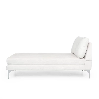 Beamon Contemporary Fabric Chaise Lounge - Christopher Knight Home 10 Beamon Contemporary Fabric Chaise Lounge - Christopher Knight Home - Image 10