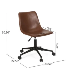 Jarvi Contemporary Upholstered Swivel Office Chair With Rolling Casters - Christopher Knight Home 25 Jarvi Contemporary Upholstered Swivel Office Chair With Rolling Casters - Christopher Knight Home -Living Furniture GUEST 55a47ad5 64ef 455d 8954 fca0d117719e