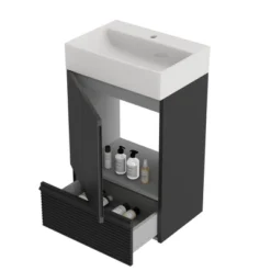 Christopher Knight Home Wilson Freestanding 20" Striped Wood Bathroom Vanity With Ceramic Sink 8 Christopher Knight Home Wilson Freestanding 20" Striped Wood Bathroom Vanity With Ceramic Sink -Living Furniture GUEST 56c06118 e186 4c87 b533 c8d116278725