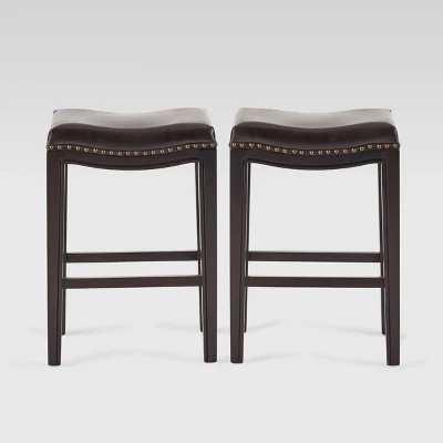 Set Of 2 26" Avondale Backless Counter Height Barstools - Christopher Knight Home 4 Set Of 2 26" Avondale Backless Counter Height Barstools - Christopher Knight Home - Image 4