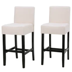 Set Of 2 26" Lopez Fabric Counter Height Barstools - Christopher Knight Home -Living Furniture GUEST 581fad69 ecb7 4744 b1ff 94989bec73b9