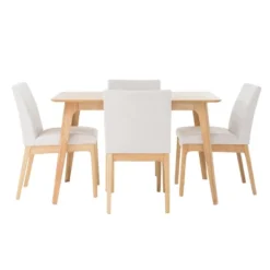 5pc Kwame 50" Dining Set - Christopher Knight Home 10 5pc Kwame 50" Dining Set - Christopher Knight Home -Living Furniture GUEST 587f094b 23fa 412b 9441 0aaaca77499c